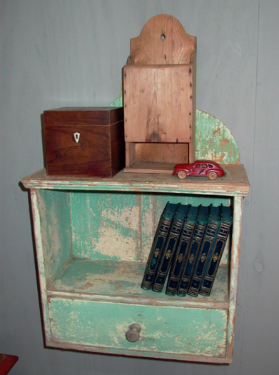 marvelous shelf cupboard, nice patina, Sweden, 19th century - #10219