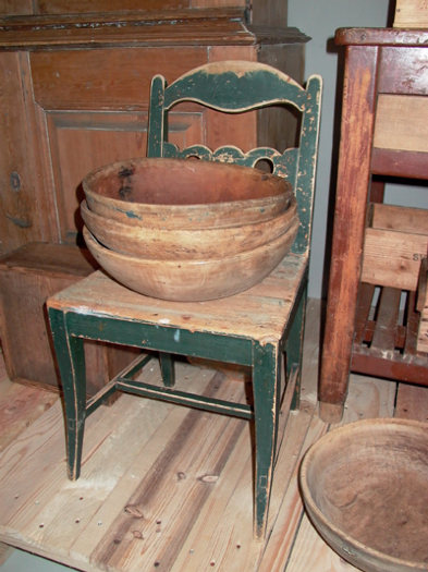 several wooden bowls, Sweden, 18th/19th/20th century - #10066