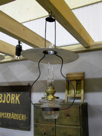oil lamp, 19th/20th century, Sweden - #20155