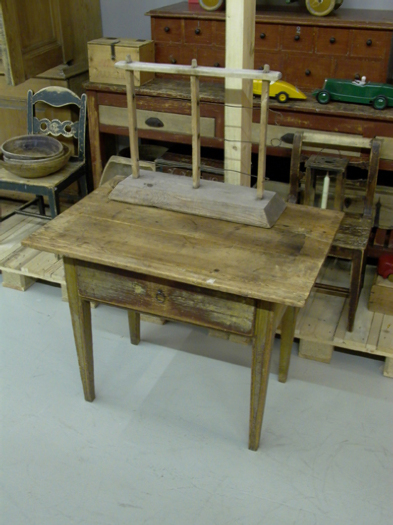 unique 1 drawer table, 19th century, Sweden - #20197