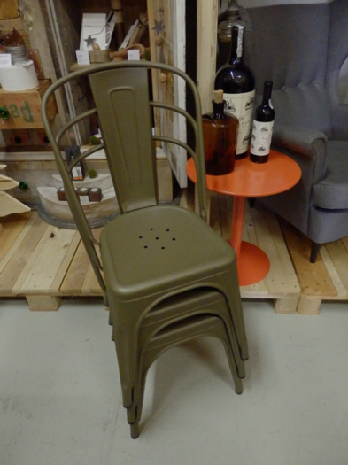 new metal chairs and tables made by TOLIX, France, 21th century - #10388