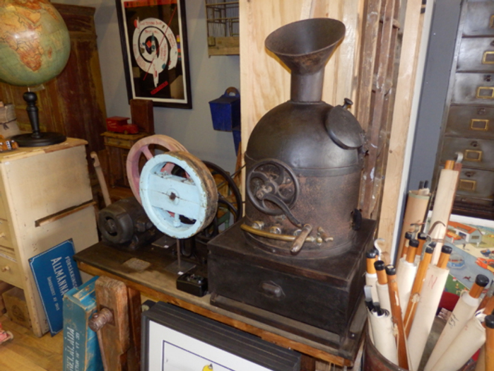 old metal coffee grinder, 20th century - #20264