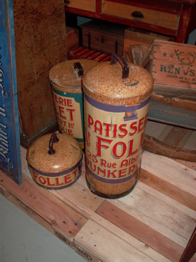 set of 3 charming tins, France, 19th/20th century - #20219